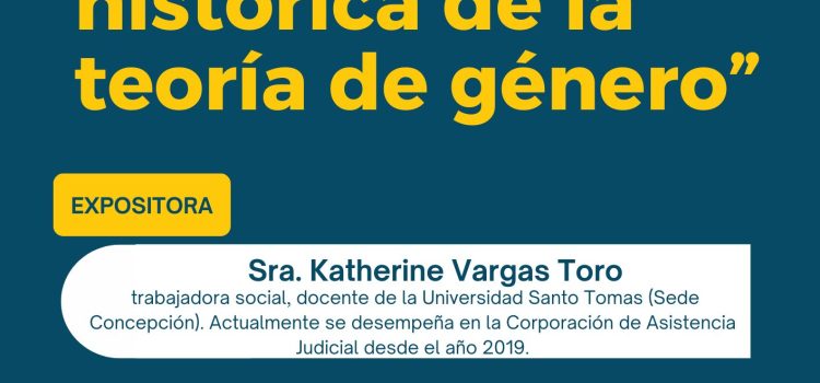 Jornada “Evolución histórica de la teoría de género” Jornada “Evolución histórica de la teoría de género”