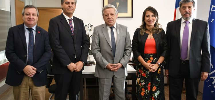 Visita protocolar al nuevo Ministro Presidente de la I. Corte de Apelaciones de Chillán